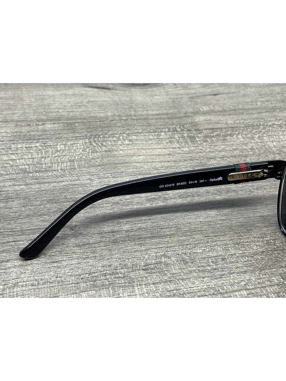 Women’s Gucci Sunglasses GG4242/S Black Luxury Italy FRAMES ONLY 59[]16-130